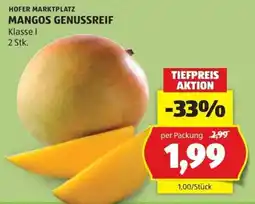 Hofer Hofer marktplatz mangos genussreif Angebot