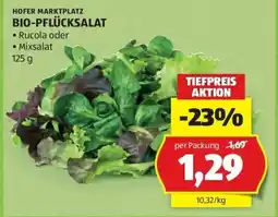 Hofer Hofer marktplatz bio-pflücksalat Angebot