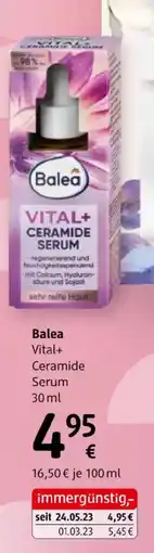 dm Balea vital+ ceramide serum Angebot