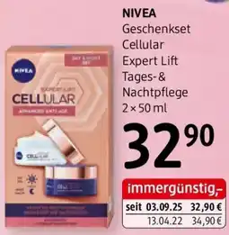 dm Nivea Geschenkset Cellular Expert Lift Tages- & Nachtpflege Angebot