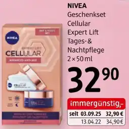 dm Nivea Geschenkset Cellular Expert Lift Tages- & Nachtpflege Angebot
