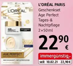 dm L'oréal paris Geschenkset Age Perfect Tages- & Nachtpflege Angebot