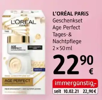 L'oréal paris Geschenkset Age Perfect Tages- & Nachtpflege