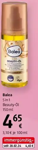 dm Balea 5 in 1 Beauty-Öl Angebot