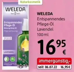 dm Weleda Entspannendes Pflege-Öl Lavendel Angebot
