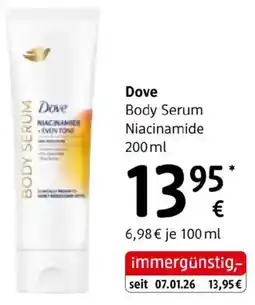 dm Dove Body Serum Niacinamide Angebot