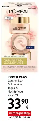 dm L'oréal paris Geschenkset Golden Age Tages- & Nachtpflege Angebot