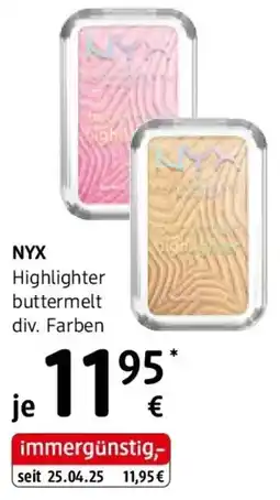 dm Nyx highlighter buttermelt Angebot