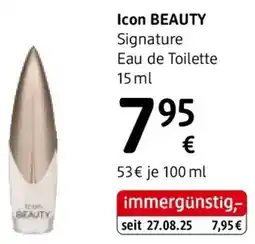 dm Icon beauty signature eau de toilette Angebot