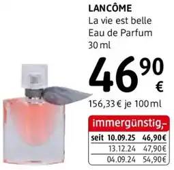 dm Lancôme La vie est belle Eau de Parfum Angebot