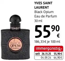 dm Yves saint laurent black opium eau de parfum Angebot