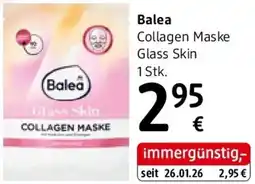 dm Balea collagen maske glass skin Angebot