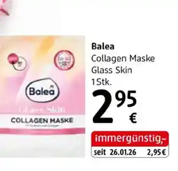 dm Balea collagen maske glass skin Angebot