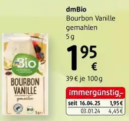 dm Bio Bourbon Vanille gemahlen Angebot