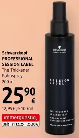 dm Schwarzkopf professional session label Angebot