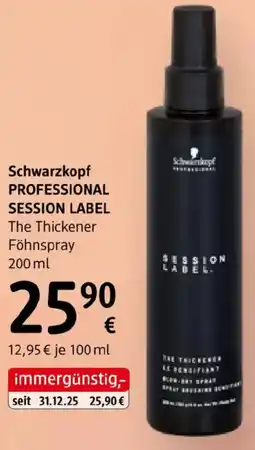 dm Schwarzkopf professional session label Angebot