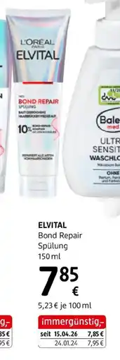dm Elvital bond repair spülung Angebot