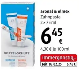dm Aronal & elmex zahnpasta Angebot