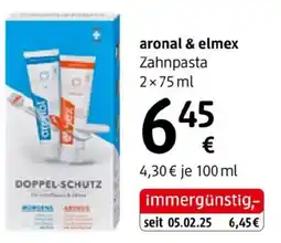 dm Aronal & elmex zahnpasta Angebot