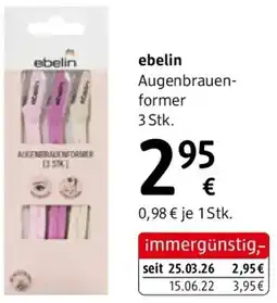 dm Ebelin Augenbrauen- former Angebot
