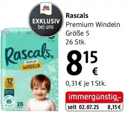 dm Rascals Premium Windeln Angebot