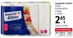 dm Saugstark & Sicher Classic Küchentücher Angebot