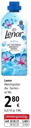 dm Lenor Weichspüler div. Sorten Angebot