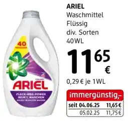 dm Ariel waschmittel flüssig Angebot