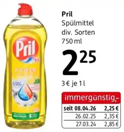 dm Pril Spülmittel Angebot