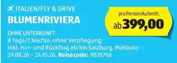 Hofer Italien/fly & drive blumenriviera Angebot