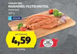 Hofer Sonnhof bbq maishendl-filetschnitzel Angebot