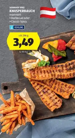 Hofer Sonnhof bbq knusperbauch Angebot