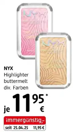 dm Nyx highlighter buttermelt Angebot