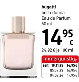 dm Bugatti bella donna eau de parfum Angebot