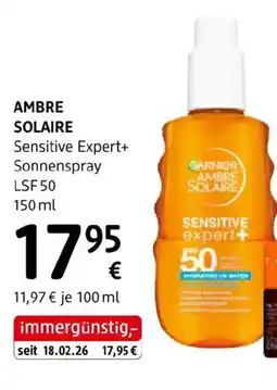dm Ambre solaire sensitive expert+ sonnenspray lsf 50 Angebot
