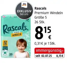 dm Rascals Premium Windeln Größe 5 Angebot