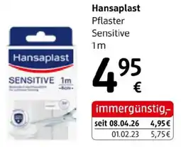 dm Hansaplast Pflaster Sensitive Angebot