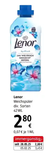 dm Lenor Weichspüler Angebot