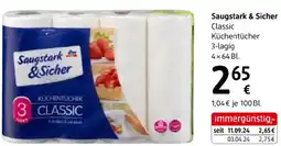 dm Saugstark dm &sicher classic küchentücher Angebot