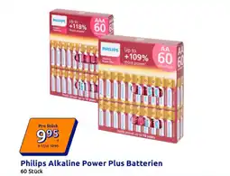 Action Philips Alkaline Power Plus Batterien Angebot