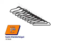 Action Samt-kleiderbügel Angebot