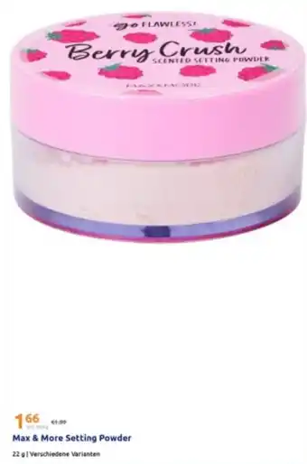 Action Max & More Setting Powder Angebot