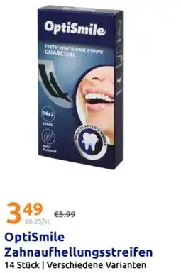 Action Optismile zahnaufhellungsstreifen Angebot