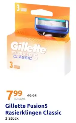 Action Gillette fusion5 rasierklingen classic Angebot