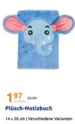 Action Plüsch-notizbuch Angebot