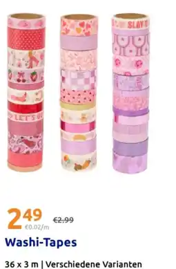 Action Washi-tapes Angebot
