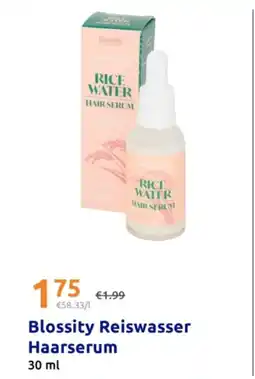 Action Blossity Reiswasser Haarserum Angebot