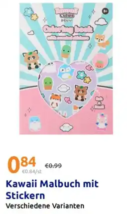 Action Kawaii Malbuch mit Stickern Angebot