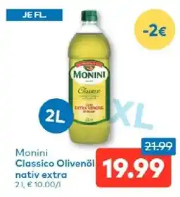 T&G Monini classico olivenöl nativ extra Angebot