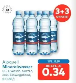 T&G Alpquell mineralwasser Angebot